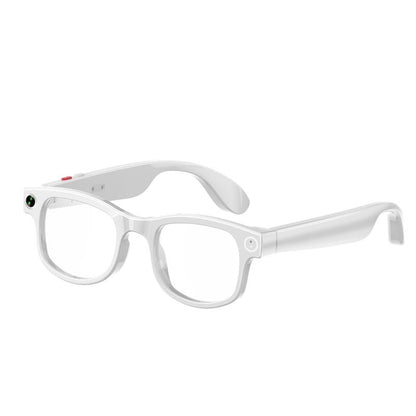 4K AI Smart Glasses with 8MP Camera, HD Video Recording, Bluetooth Audio & Real-Time Translation for Travel and Sports, Wireless Touch Control ,Christmas Gift