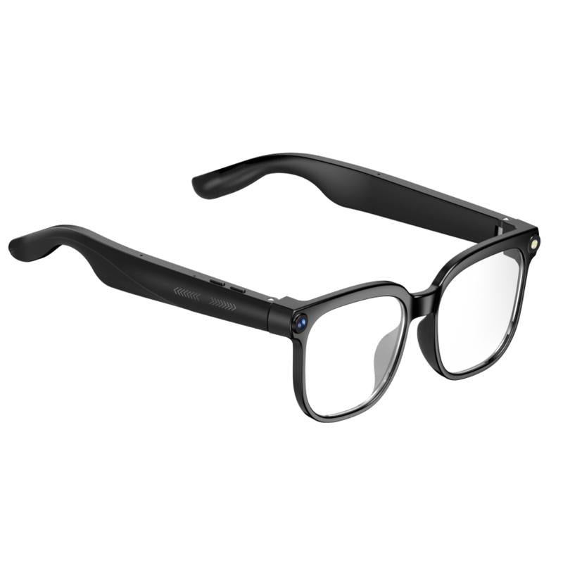 4K AI Smart Glasses with 8MP Camera, HD Video Recording, Bluetooth Audio & Real-Time Translation for Travel and Sports, Wireless Touch Control ,Christmas Gift