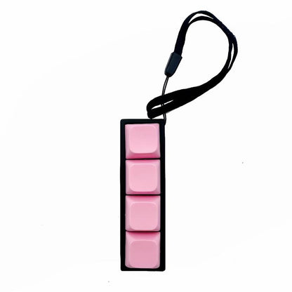 Fidget Toys Stress-Relieving Toy Mechanical Keyboard Fidget,Led Keyboard Keychain,Fingertip Clicker, Stress Relief Keychain,Axiety Fidget,Funny Fidget,Anxiety Decompression